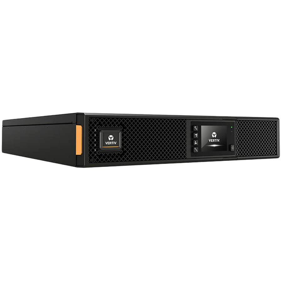 Vertiv Liebert GXT5 1ph UPS, 1.5kVA, input plug IEC C14 inlet, 2U, output – 230V, output socket groups (8)C13, rackmount kit, 3-year warranty
