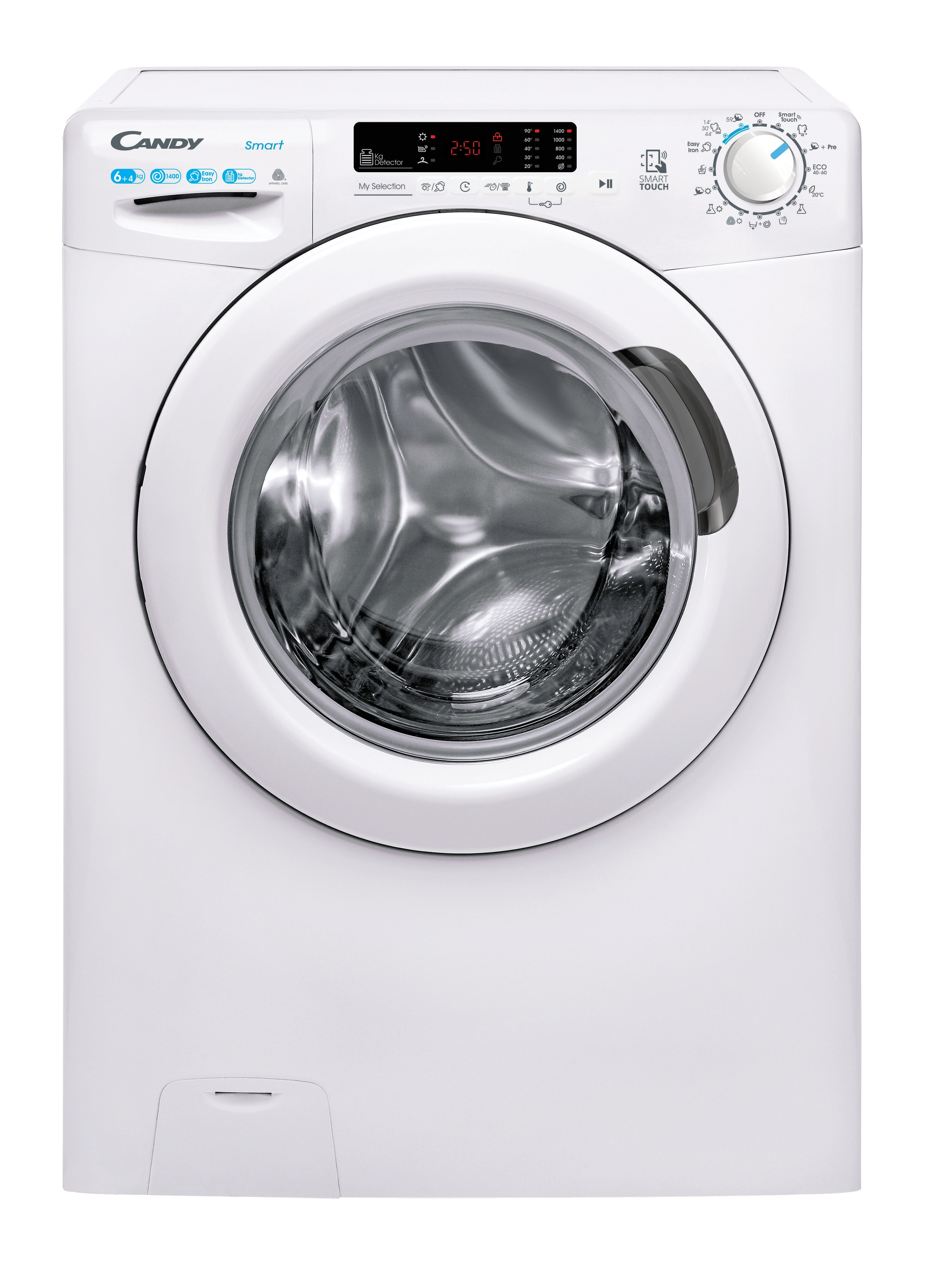 CANDY Washing machine - Dryer CSWS 4642DW2/1-S, 6/4kg, Energy class D, 1400 RPM, Depth 45.4 cm