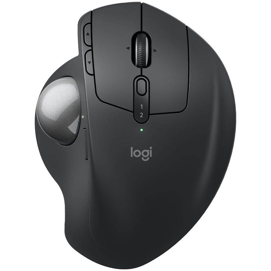 LOGITECH MX Ergo S Advanced Wireless Trackball - GRAPHITE - 2.4GHZ/BT - EMEA28-935 - EMEA