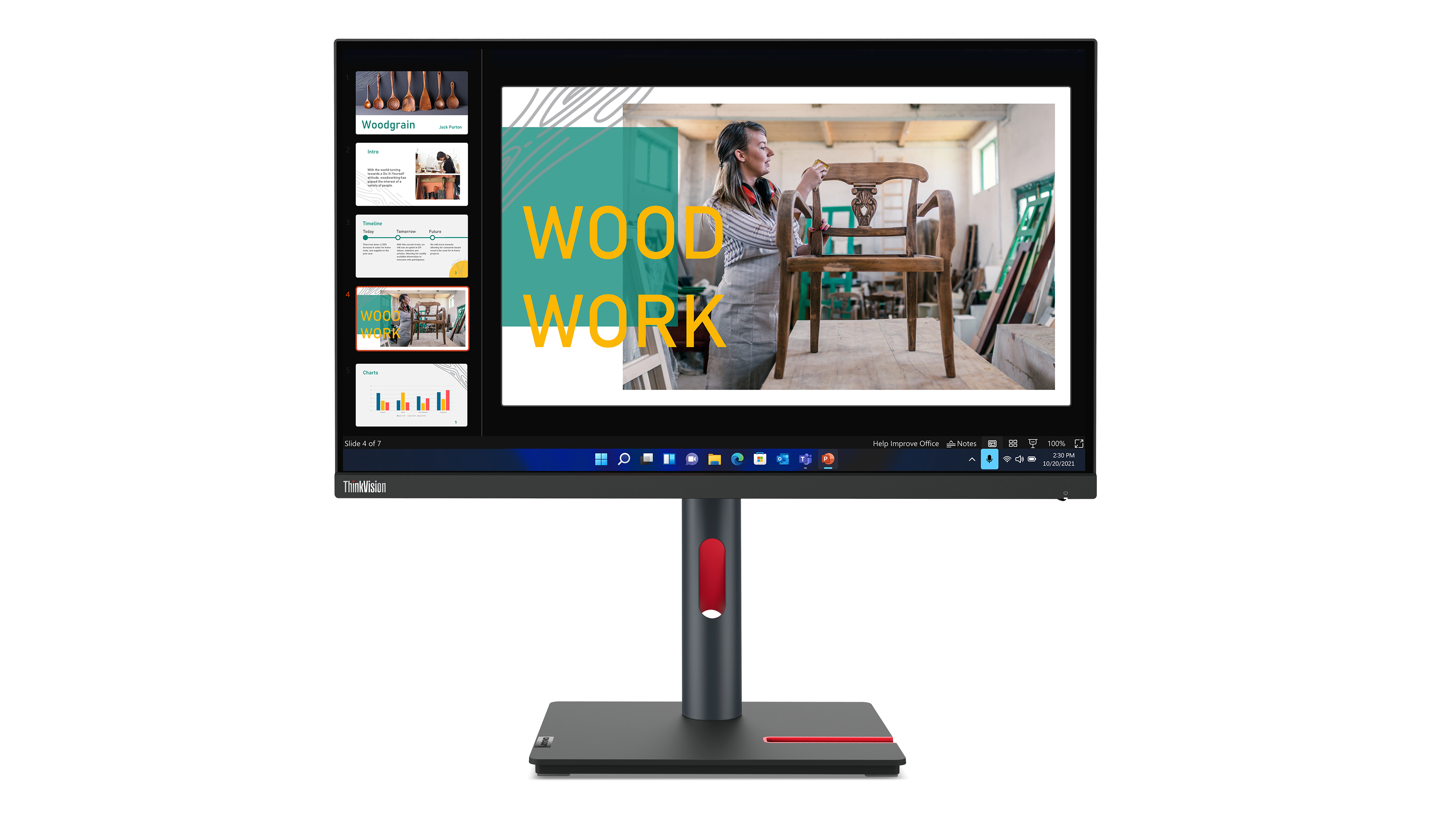 LENOVO THINKVISION P24Q-30/ 23.8" QHD IPS/ HDMI/ DP/ USB HUB/ 3YR WARRANTY