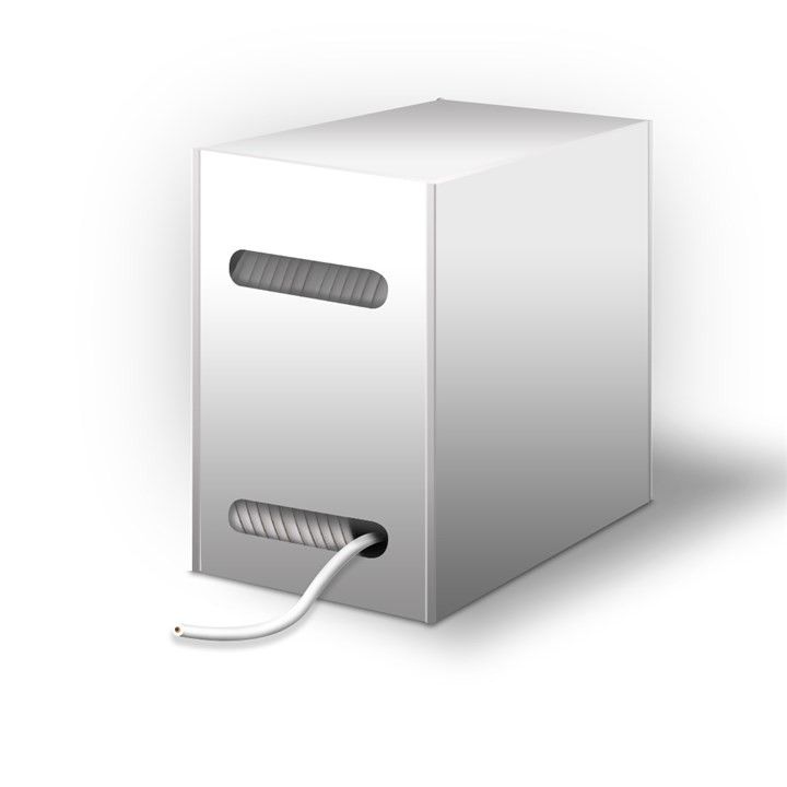 Goobay - CAT 5e network cable, U/UTP - 95410 - Grey