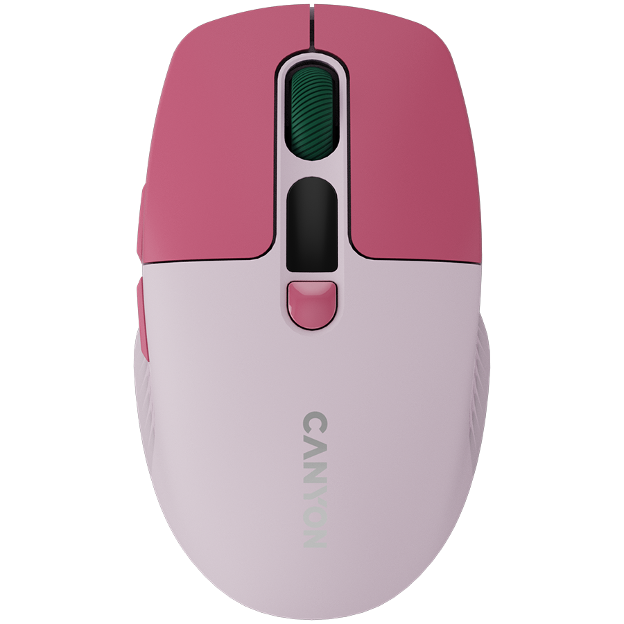 CANYON mouse MW-26 LCD Silent Dual Mode Wireless Pink
