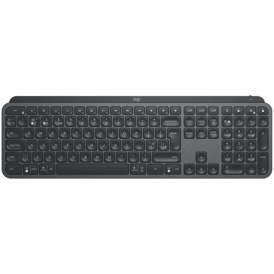 LOGITECH MX KEYS FOR BUSINESS - GRAPHITE - PAN - BT - NORDIC-613
