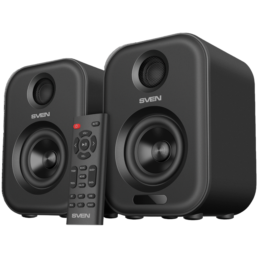 Speakers SVEN MC-5, grey (50W, Bluetooth, RCA2, USB, Optical, RC)