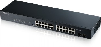 ZYXEL GS1900-24 V2, 24-PORT GBE L2 SMART SWITCH, RACKMOUNT, FANLESS (5Y WARRANTY)