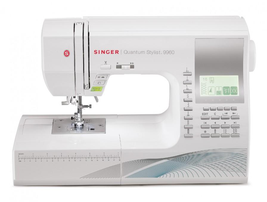Singer - Sewing Machine - Quantum Stylist™ 9960 - Number of stitches 600 - Number of buttonholes 13 - White