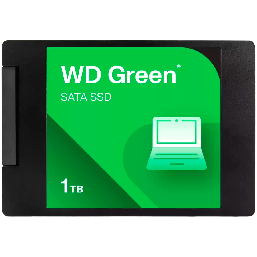SSD POWERED BY SANDISK WD Green 1TB SATA, 2.5'', 7mm, Read: 545 MBps