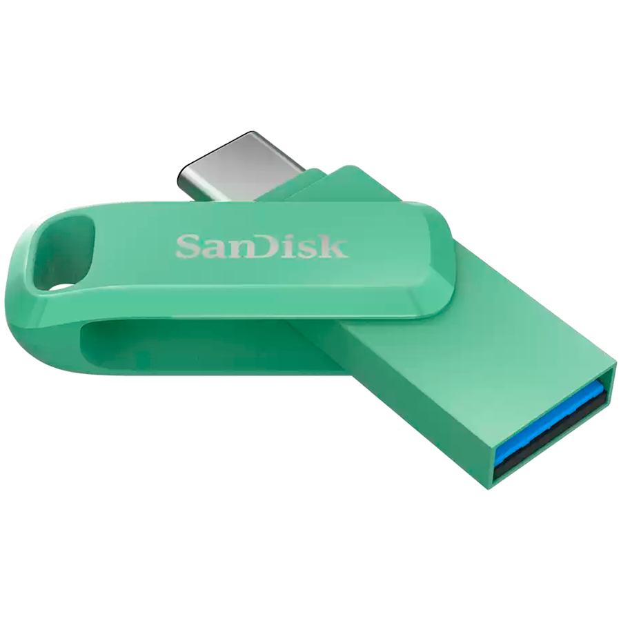SANDISK Ultra Dual Drive Go USB Type- C, Absinthe Green, Global, 400MB/s 256GB
