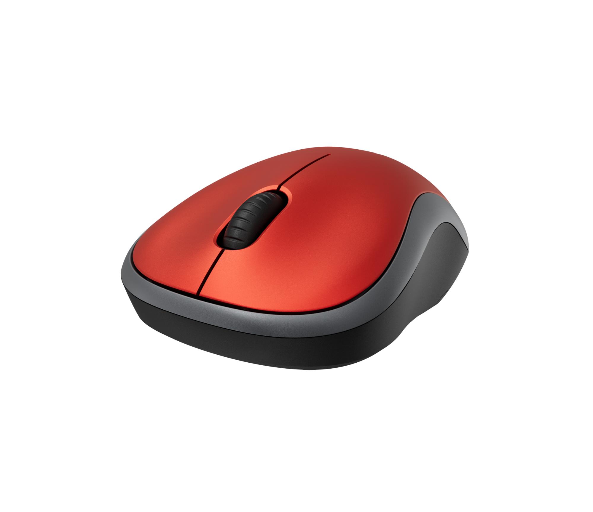 MOUSE USB OPTICAL CORDL. M185/RED 910-002240 LOGITECH