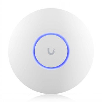 UBIQUITI U6+, WiFi 6, 4 spatial streams, 140 m² (1,500 ft²) coverage, 300+ connected devices, Powered using PoE, GbE uplink.