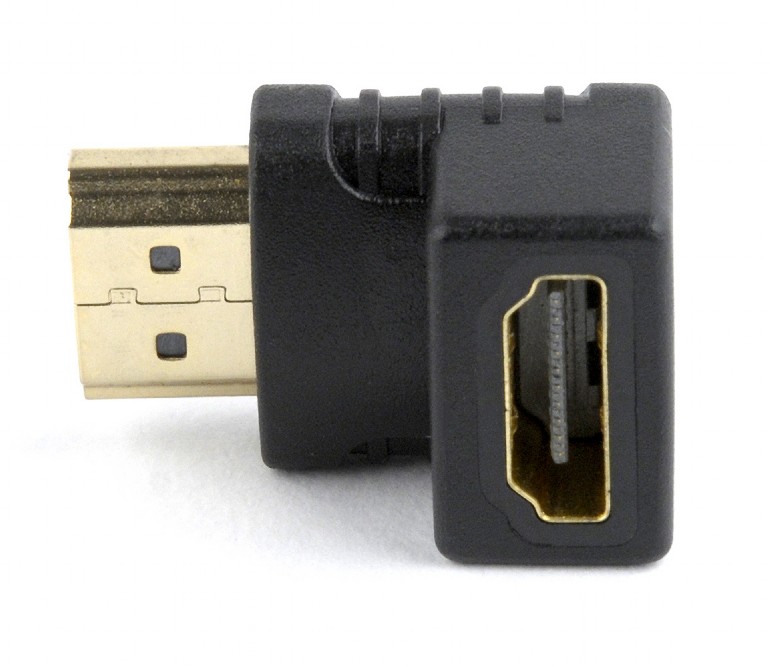 Cablexpert HDMI right angle adapter, 90° downwards - Cablexpert