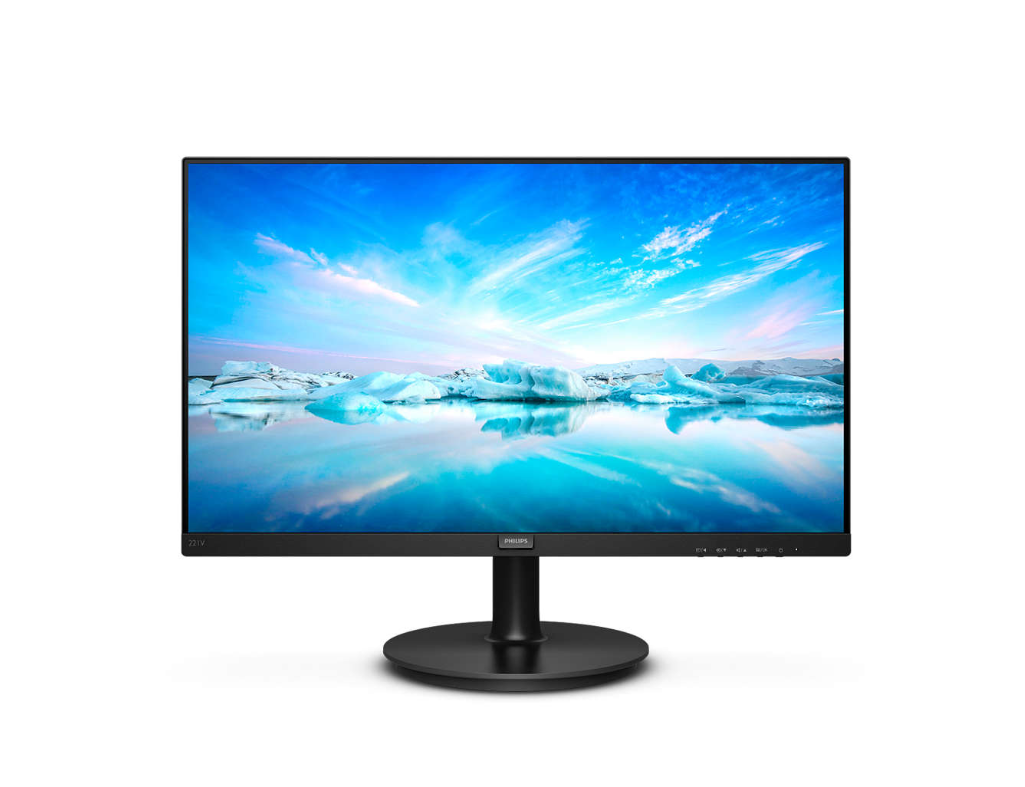 Philips - 221V8A - 21.5 " - VA - FHD - 75 Hz - 4 ms - 1920 x 1080 - 200 cd/m² - HDMI ports quantity 1 x HDMI - Black