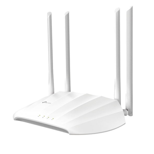 TP-LINK - Access Point - TL-WA1201 - 802.11ac - 2.4GHz/5 GHz - 300+867 Mbit/s - 10/100/1000 Mbit/s - Ethernet LAN (RJ-45) ports 1 - MU-MiMO Yes - no PoE - Antenna type 4 Fixed High Performance - No