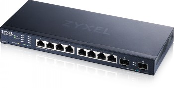 ZYXEL XMG1915-10E, 8-PORT 2.5GBE, 2 SFP+ SMART SWITCH, HYBRID MODE, STANDALONE OR NEBULAFLEX CLOUD