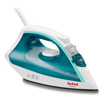 TEFAL - Steam Iron - FV1710 - Steam Iron - 1800 W - Water tank capacity 200 ml - Continuous steam 24 g/min - Steam boost performance 80 g/min - White/Green