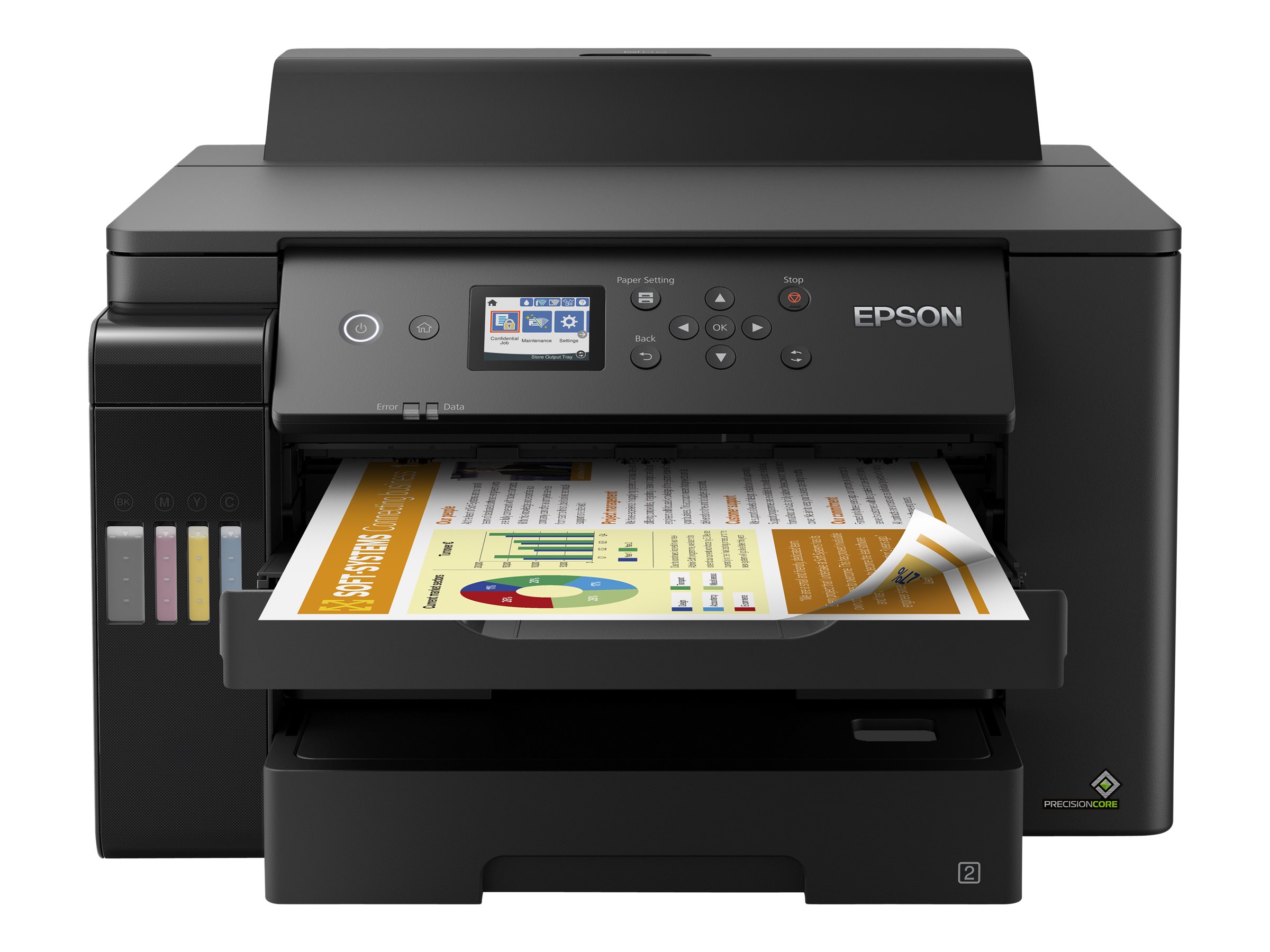 Epson EcoTank L11160 - Colour - Inkjet - Inkjet Photo Printers - Wi-Fi - Maximum ISO A-series paper size A3+ - Black
