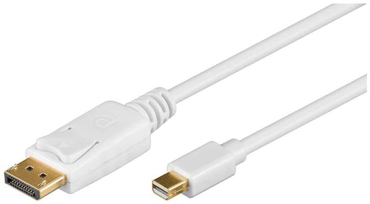 Goobay - Mini DisplayPort adapter cable 1.2 - 52858 - Mini DisplayPort plug - DisplayPort plug - 1 m - Gold-Plated connectors