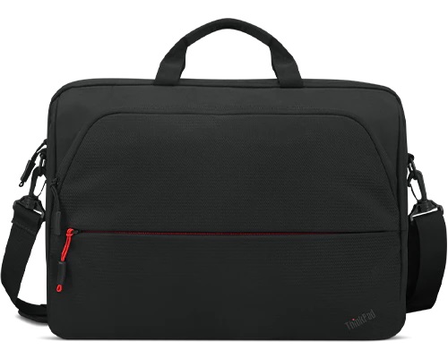 Lenovo - Essential - ThinkPad Essential 15.6" Topload (Sustainable & Eco-friendly, made with recycled PET: Total 7.5% Exterior: 24%) - Fits up to size 16 " - Topload - Shoulder strap - Black