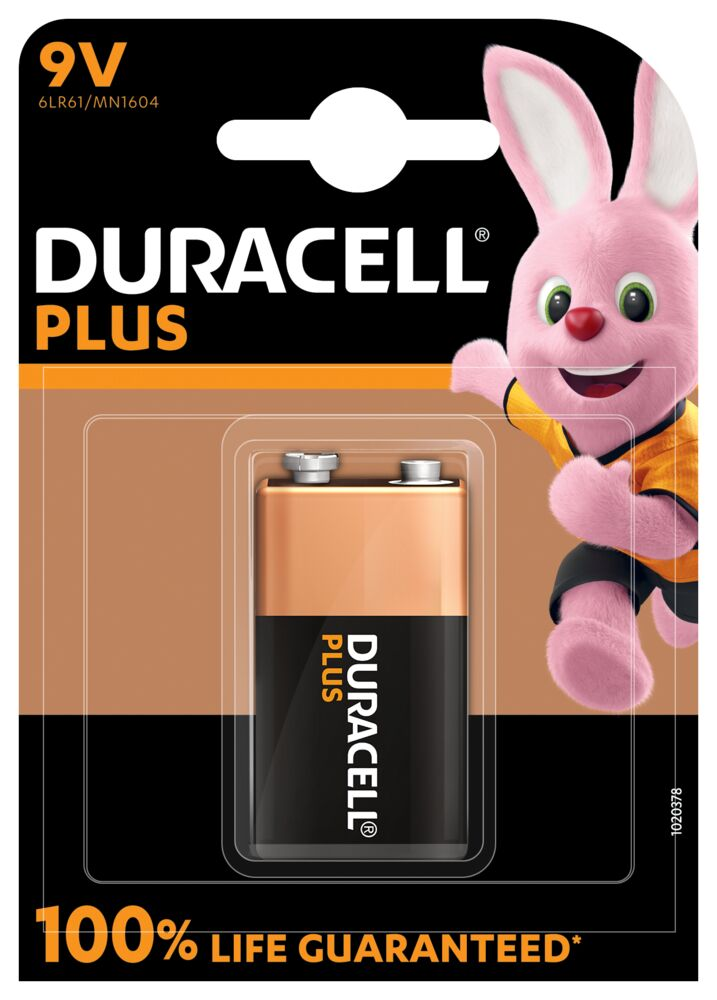 Duracell - Plus MN1604 - 9V - Alkaline - 1 pc(s)