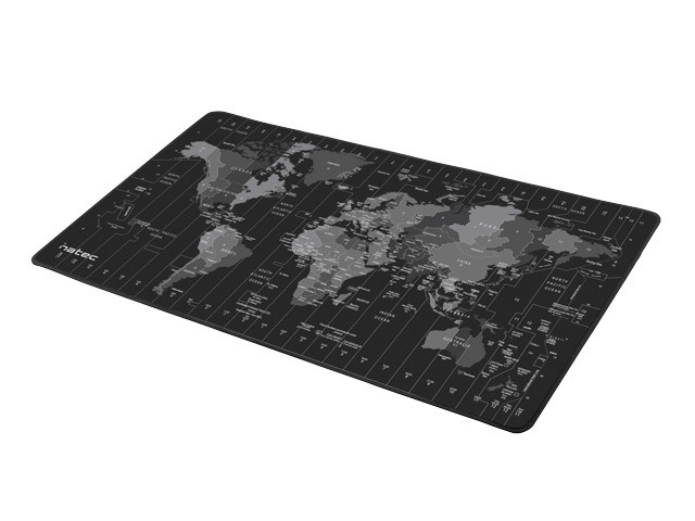 Natec - Mouse Pad Maxi - Time Zone Map
