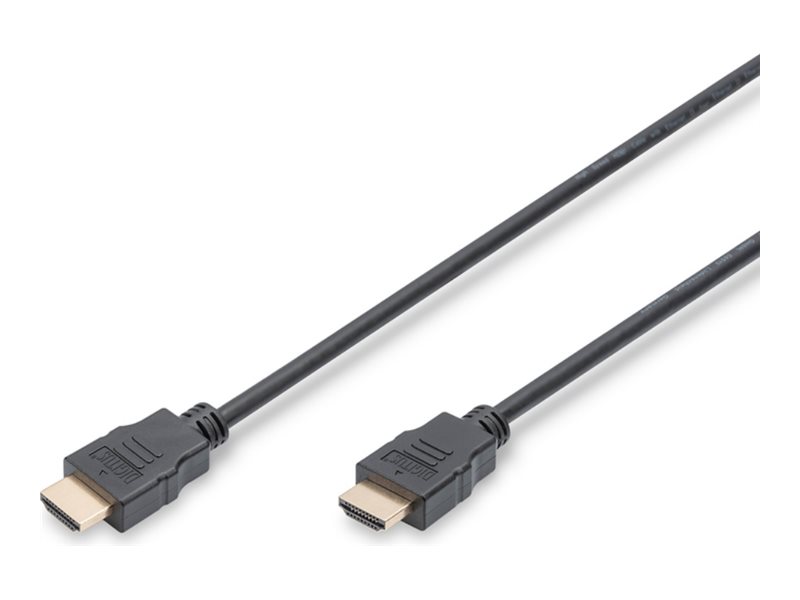 Digitus - HDMI High Speed with Ethernet Connection Cable - AK-330114-020-S - HDMI male (type A) - HDMI male (type A) - HDMI to HDMI - 2 m