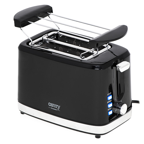 Camry - Toaster - CR 3218 - Power 750 W - Number of slots 2 - Housing material Plastic - Black