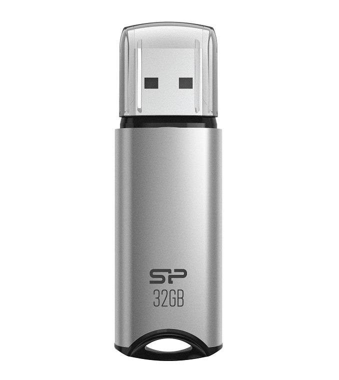 Silicon Power - USB Flash Drive - Marvel Series M02 - 32 GB - Type-A USB 3.2 Gen 1 - Silver