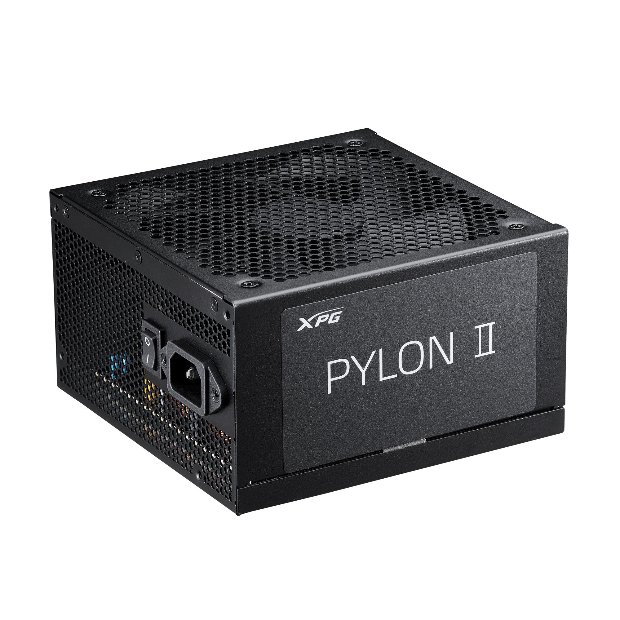 Power Supply|ADATA|XPG PYLON II|ATX 3.1|750 Watts|Efficiency 80 PLUS BRONZE|MTBF 100000 hours|PYLON750IIB-BKCEU