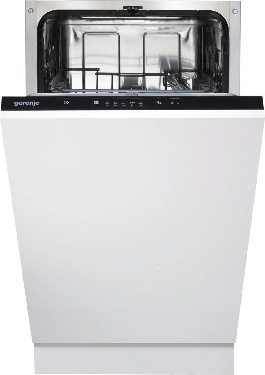 Gorenje Dishwasher - GV520E15 - Built-in - Width 44.8 cm - Number of place settings 9 - Number of programs 5 - Energy efficiency class E - Display