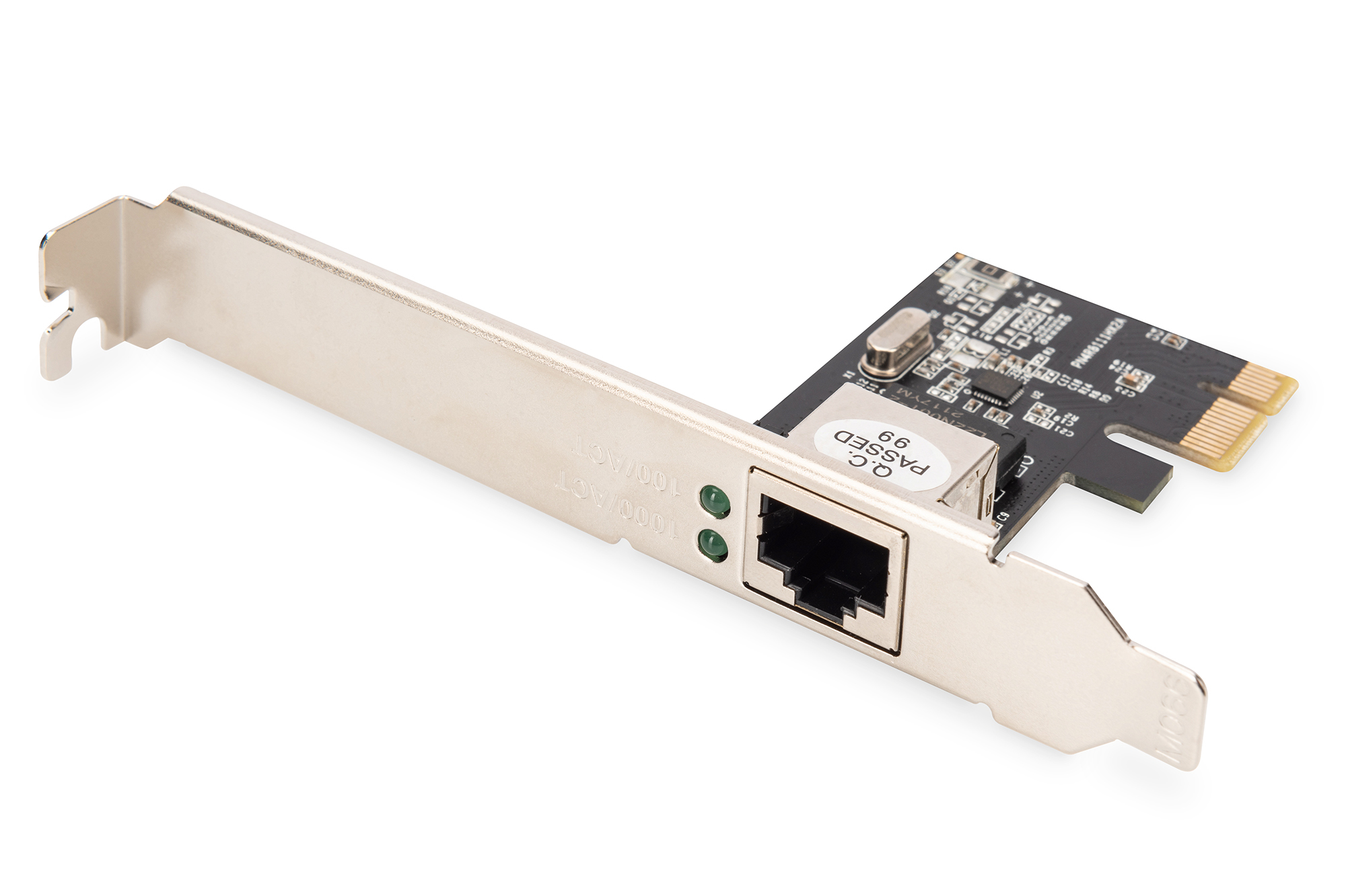 Digitus - Gigabit Ethernet PCI Express Card 32-bit, low profile bracket, Realtek RTL8111H - DN-10130-1