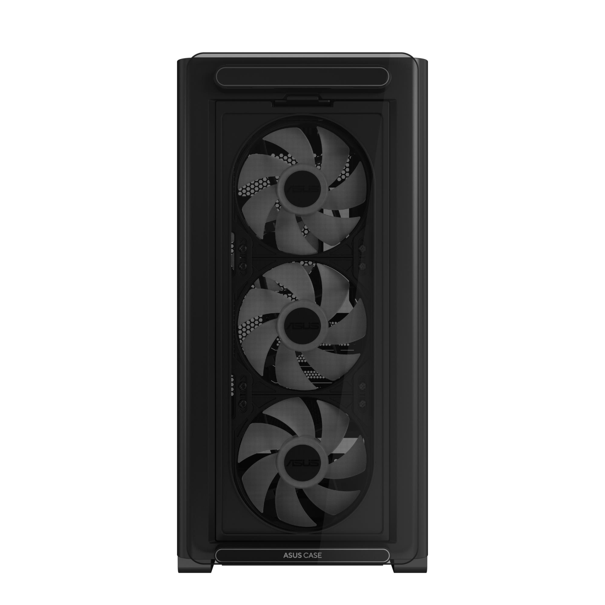 Case|ASUS|A23 PLUS|MidiTower|Case product features Transparent panel|MicroATX|MiniITX|Colour Black|A23PLUSTG/ARGBBLACK