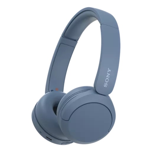 Sony - Wireless Headphones - WH-CH520 - Wireless - On-Ear - Microphone - Blue - Noise canceling - Wireless