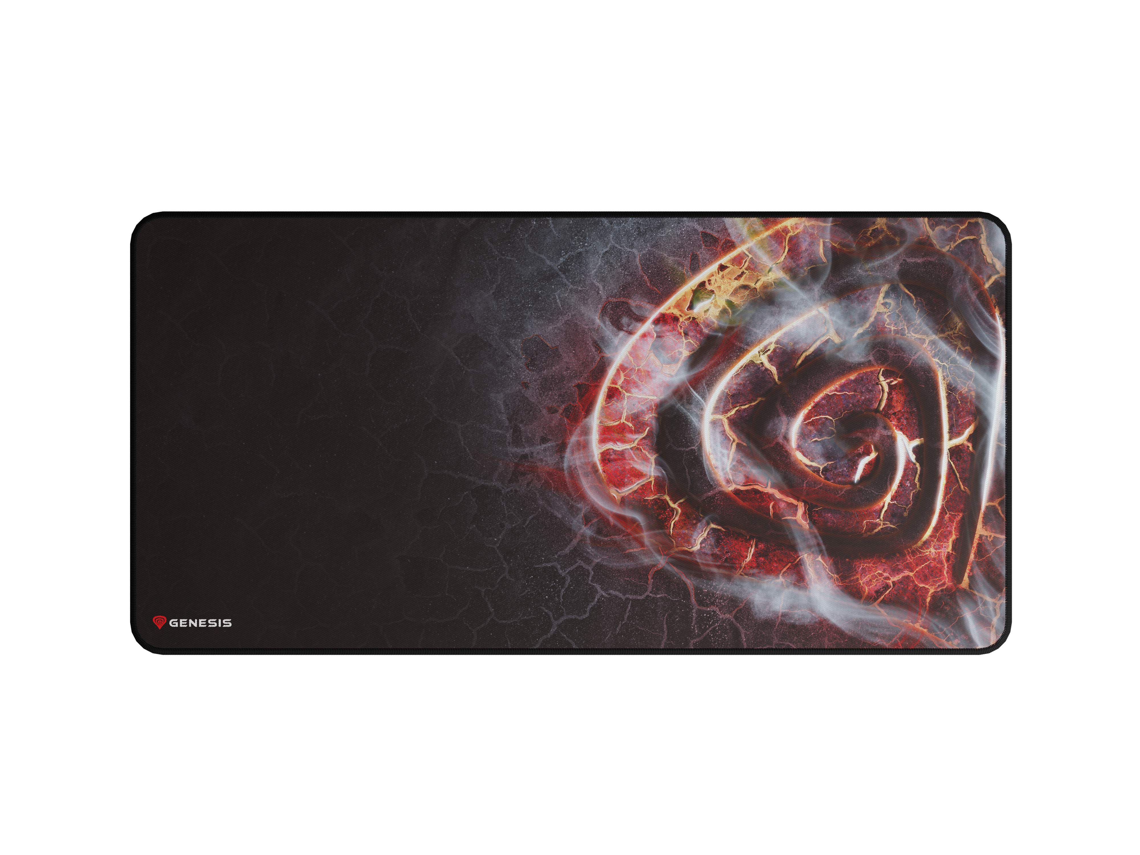 Genesis - Mouse Pad - Fabric, Rubber - Carbon 500 MAXI LAVA G2 Edition - Multicolor