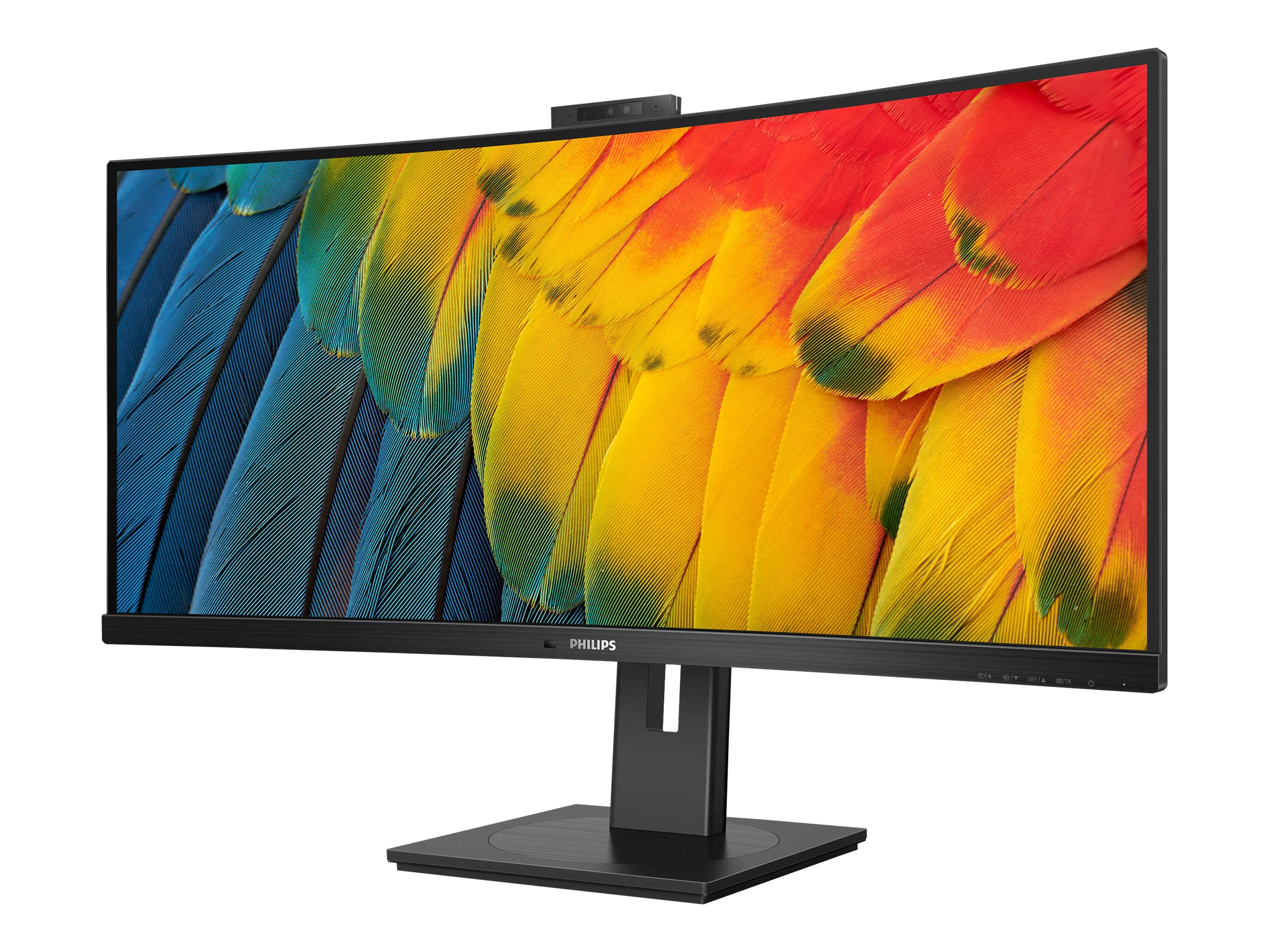 Philips - Curved Monitor - 34B1U5600CH/00 - 34 " - VA - WQHD - 21:9 - 120 Hz - 4 ms - 3440 x 1440 - 350 cd/m² - HDMI ports quantity 1 - Black