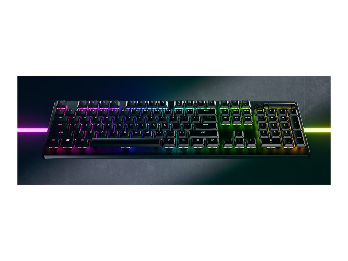 Razer - Gaming Keyboard - Deathstalker V2 Pro - Gaming Keyboard - Wireless - RGB LED light - US - Bluetooth - Black - Optical Switch - Wireless connection