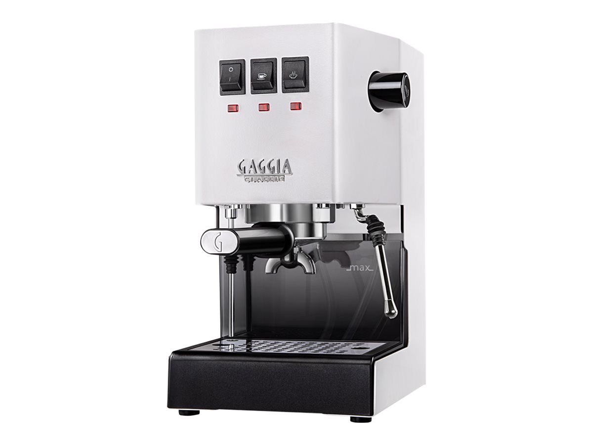 Gaggia - Coffee Maker - RI9481/13 Classic E24 - Pump pressure 15 bar - Built-in milk frother - Semi-automatic - Polar White
