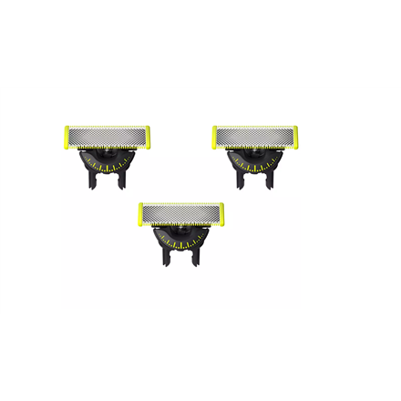 Philips - Replaceable blade (3 pcs) - QP430/50 OneBlade - Black/Green