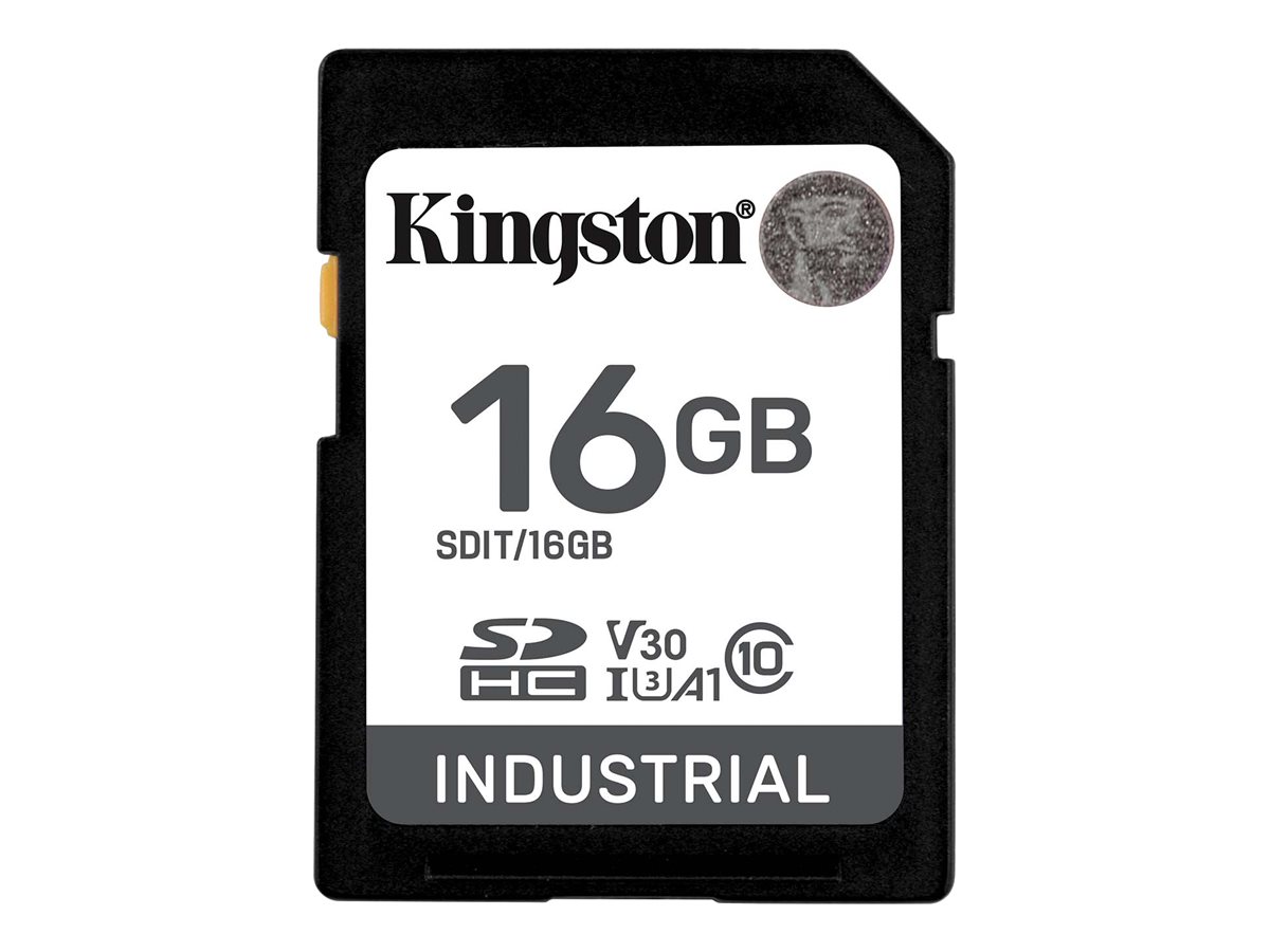 Kingston - SDHC/SDXC SD - Flash Memory Card - 16 GB - Black