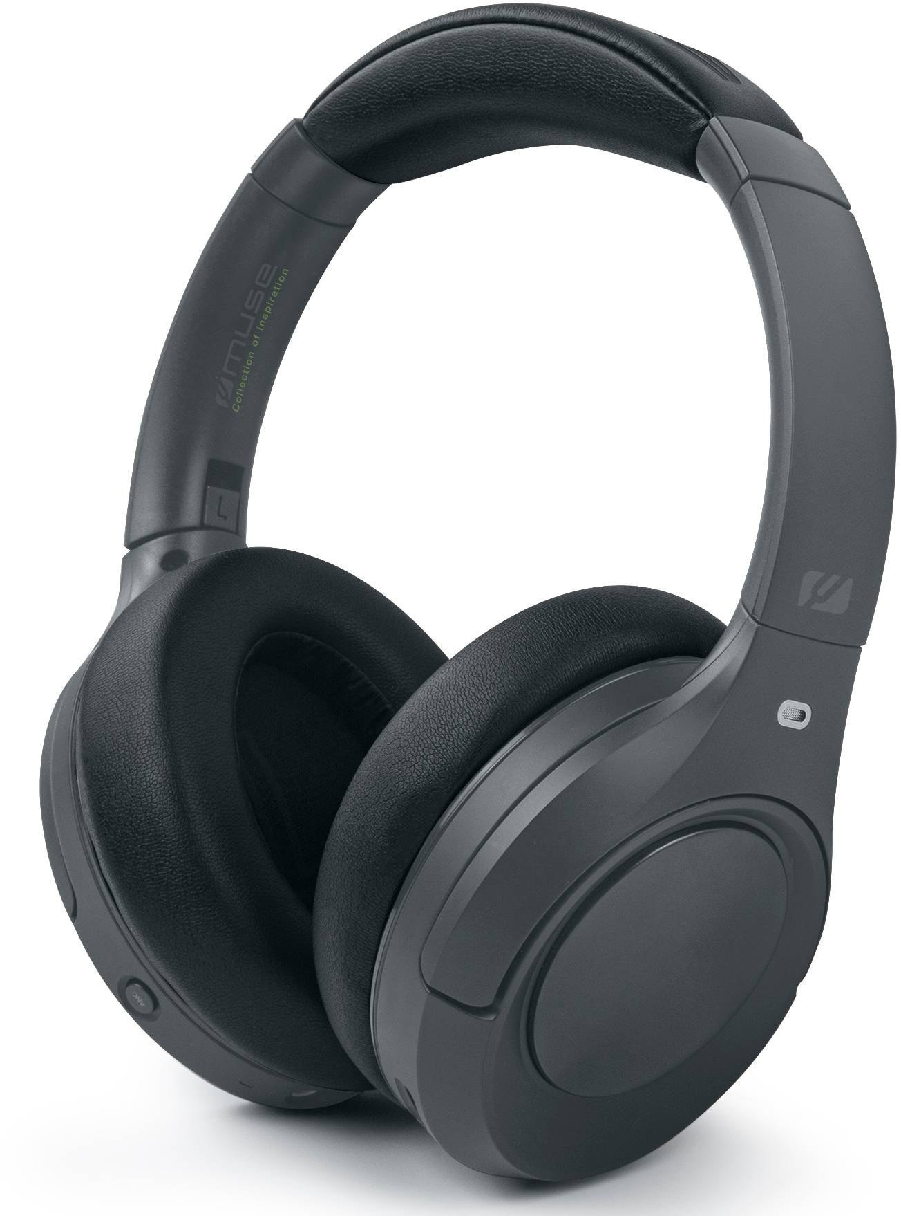 Muse - Headphones - M-295 ANC - Bluetooth - Over-Ear - Microphone - Black - Noise canceling - Wireless