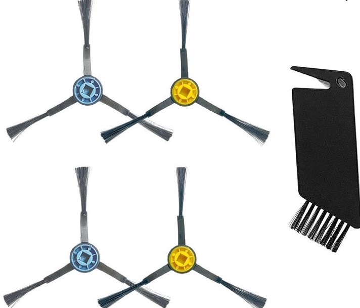 Midea - Spare Parts Kit: Side Brush×4pcs, Cleaning Brush×1pc for I5C