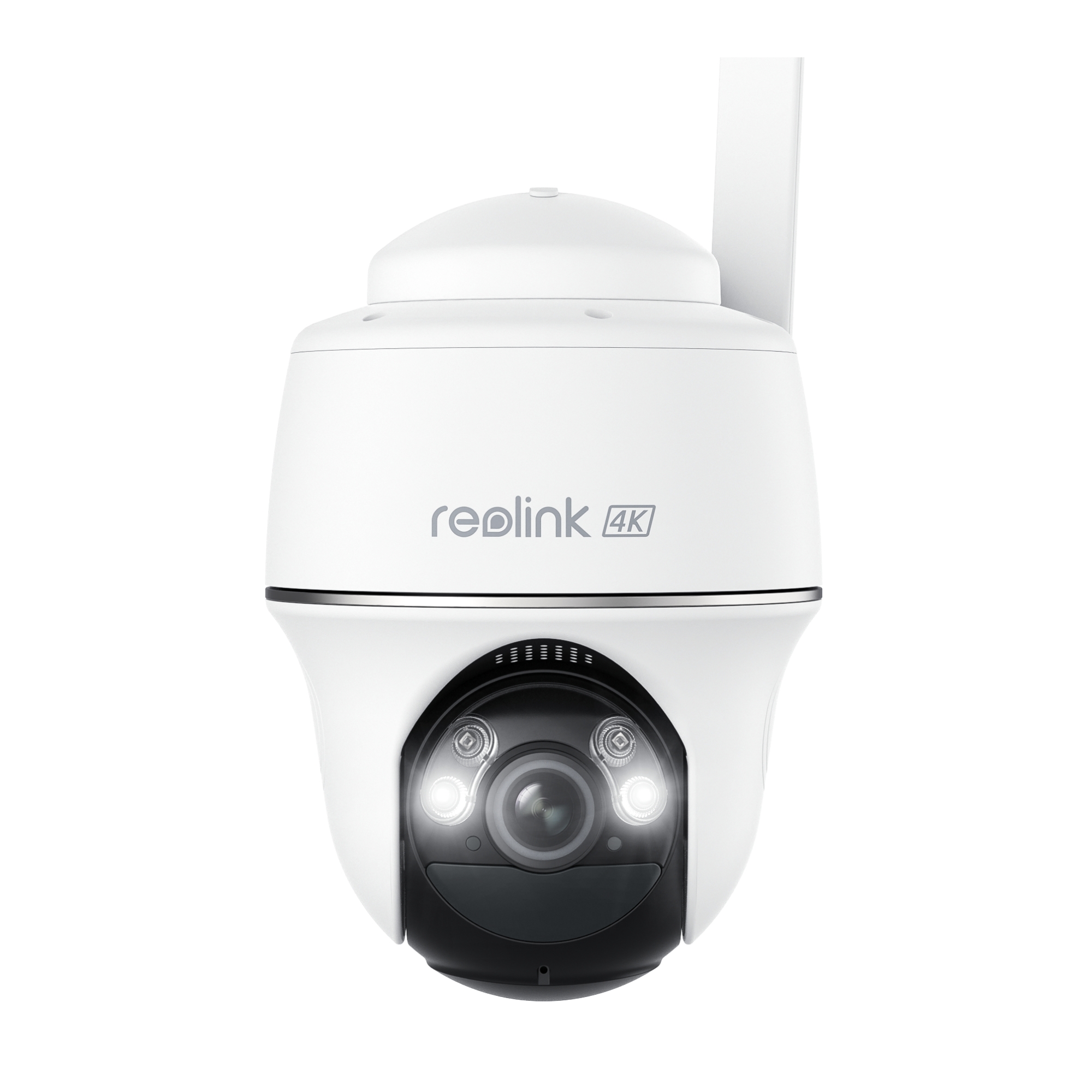 Reolink - 4K 4G LTE Wire Free Camera - Go Series G440 - Dome - 8 MP - Fixed - IP64 - H.265 - MicroSD (Max. 128GB)