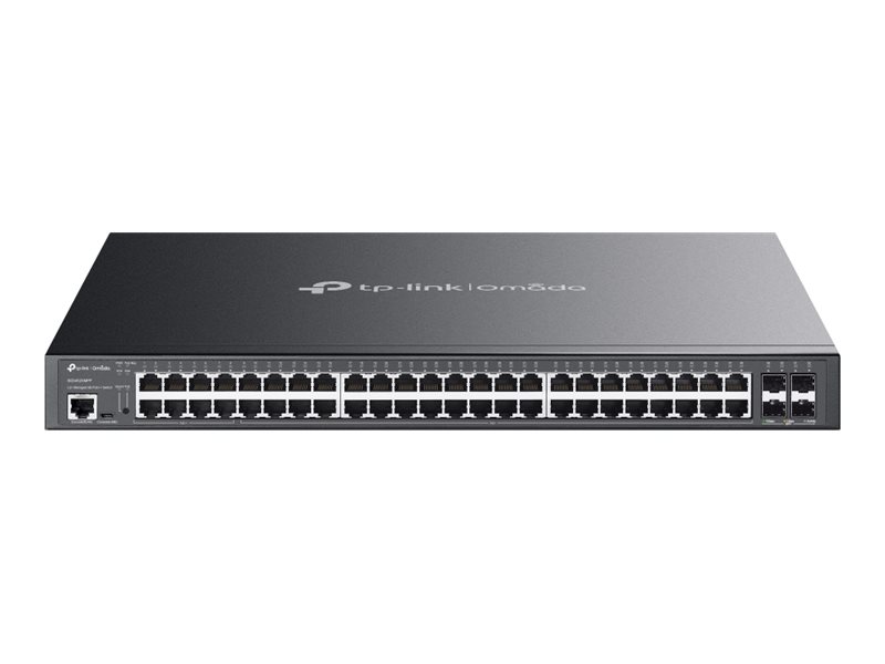 TP-LINK Switch - SG3452XMPP Omada - Managed L2 - Rackmountable - SFP+ ports quantity 4 - PoE+ ports quantity 40 & 8x PoE++