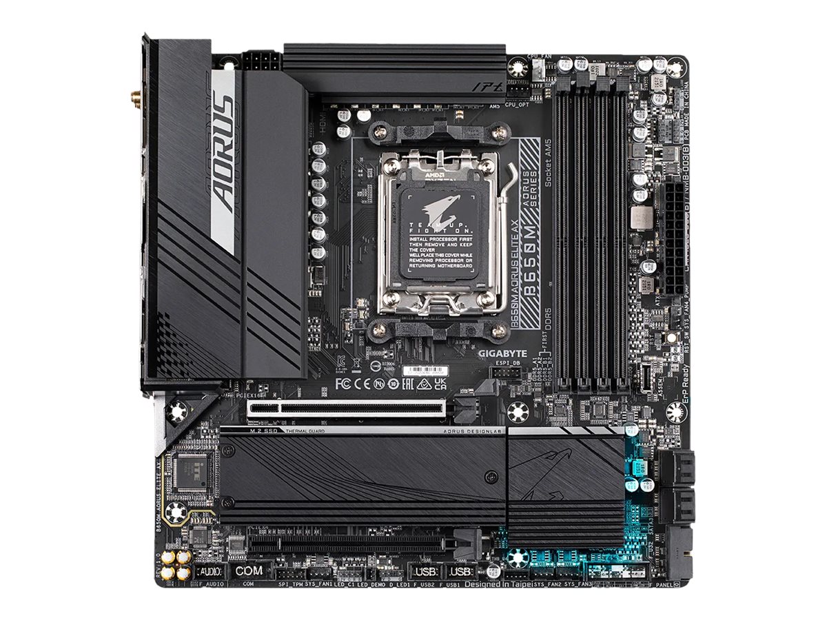 Gigabyte B650 GAMING X AX V2 - Processor family AMD - Processor socket AM5 - DDR5 - Number of SATA connectors 4