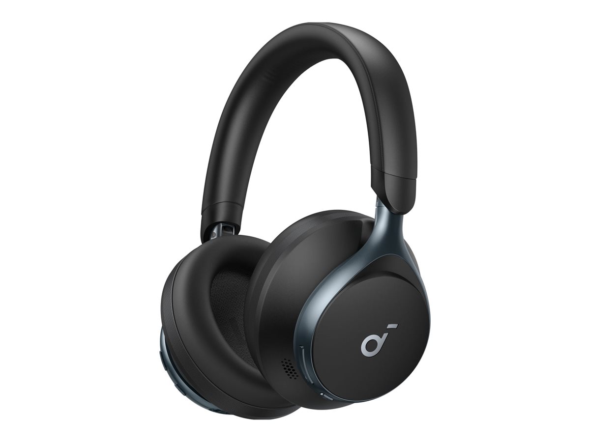 Anker Soundcore - Headphones - Space One - Bluetooth - Over-ear - Microphone - Jet Black - Wireless