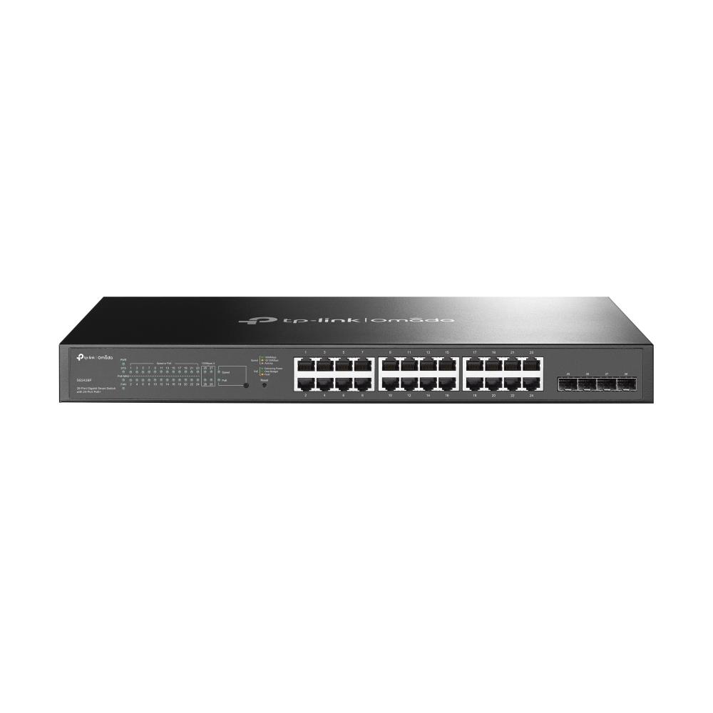 Switch|TP-LINK|Omada|TL-SG2428P|Type L2+|24x10Base-T / 100Base-TX / 1000Base-T|4xSFP|PoE+ ports 24|250 Watts|TL-SG2428P