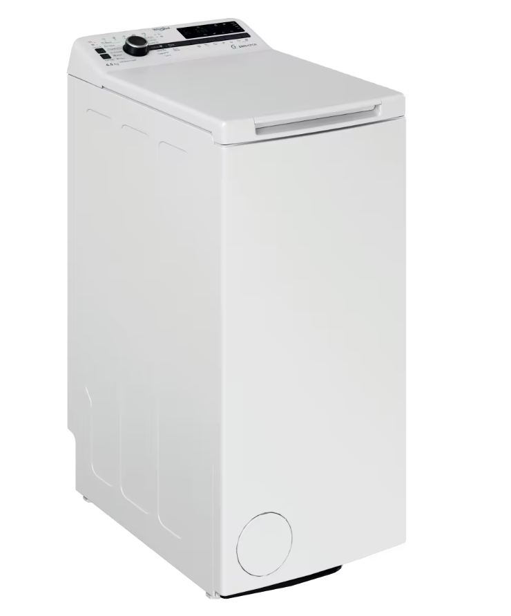 Whirlpool Washing Machine - TDLRB 65242BS EU/N - Energy efficiency class C - Top loading - Washing capacity 6.5 kg - 1200 RPM - Depth 60 cm - Width 40 cm - LED - White