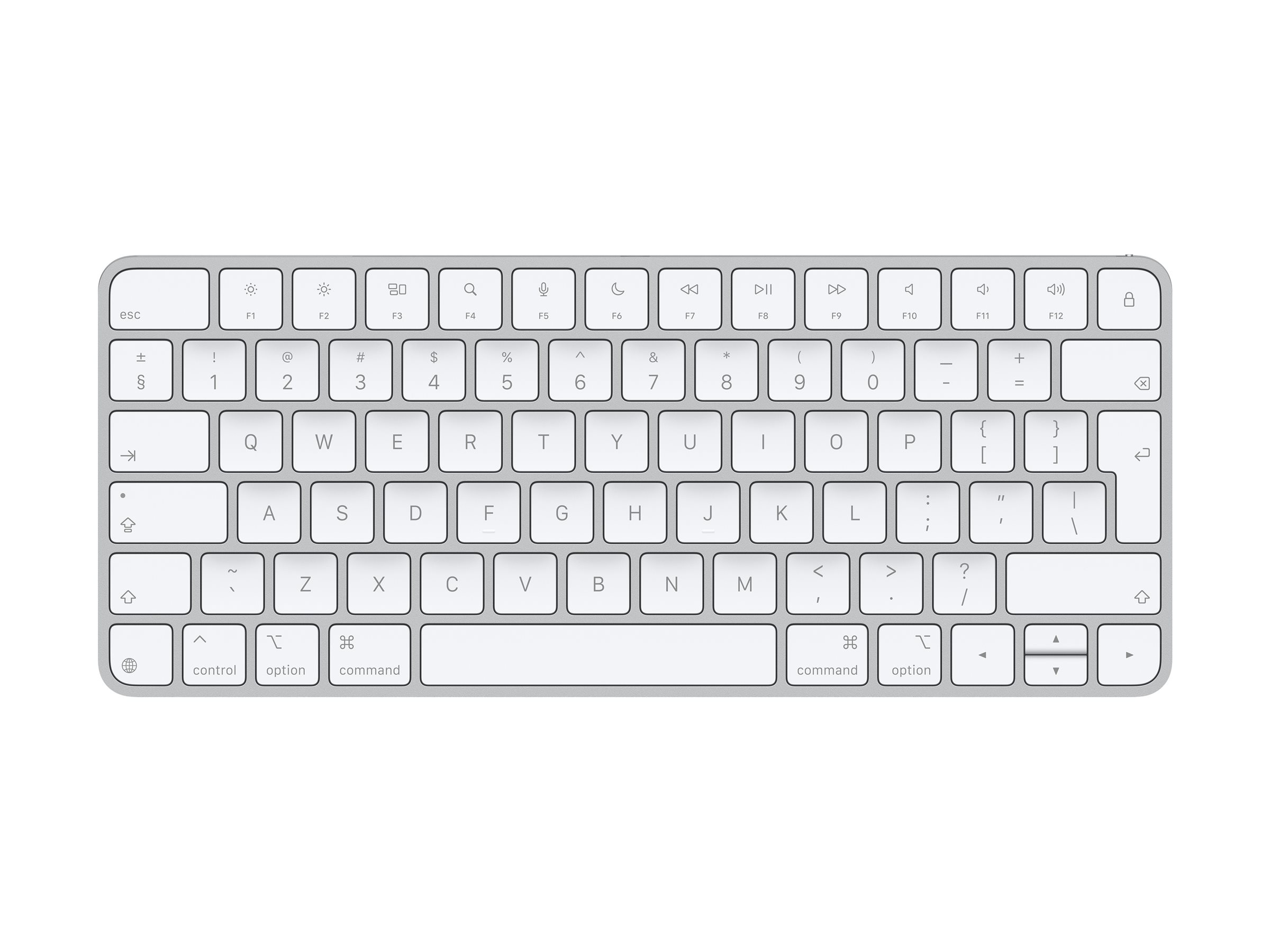 Apple Magic Keyboard - MXCL3Z/A - Compact Keyboard - Wireless - Bluetooth - EN - White