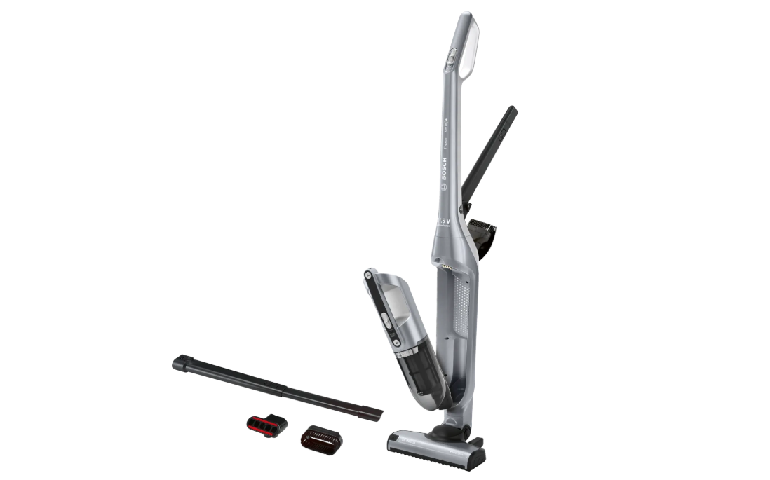 Bosch Vacuum Cleaner - BCH3P210 Series 4 - Cordless operating - Handstick - 21.6 V - Operating time (max) 50 min - Silver - Warranty 24 month(s)