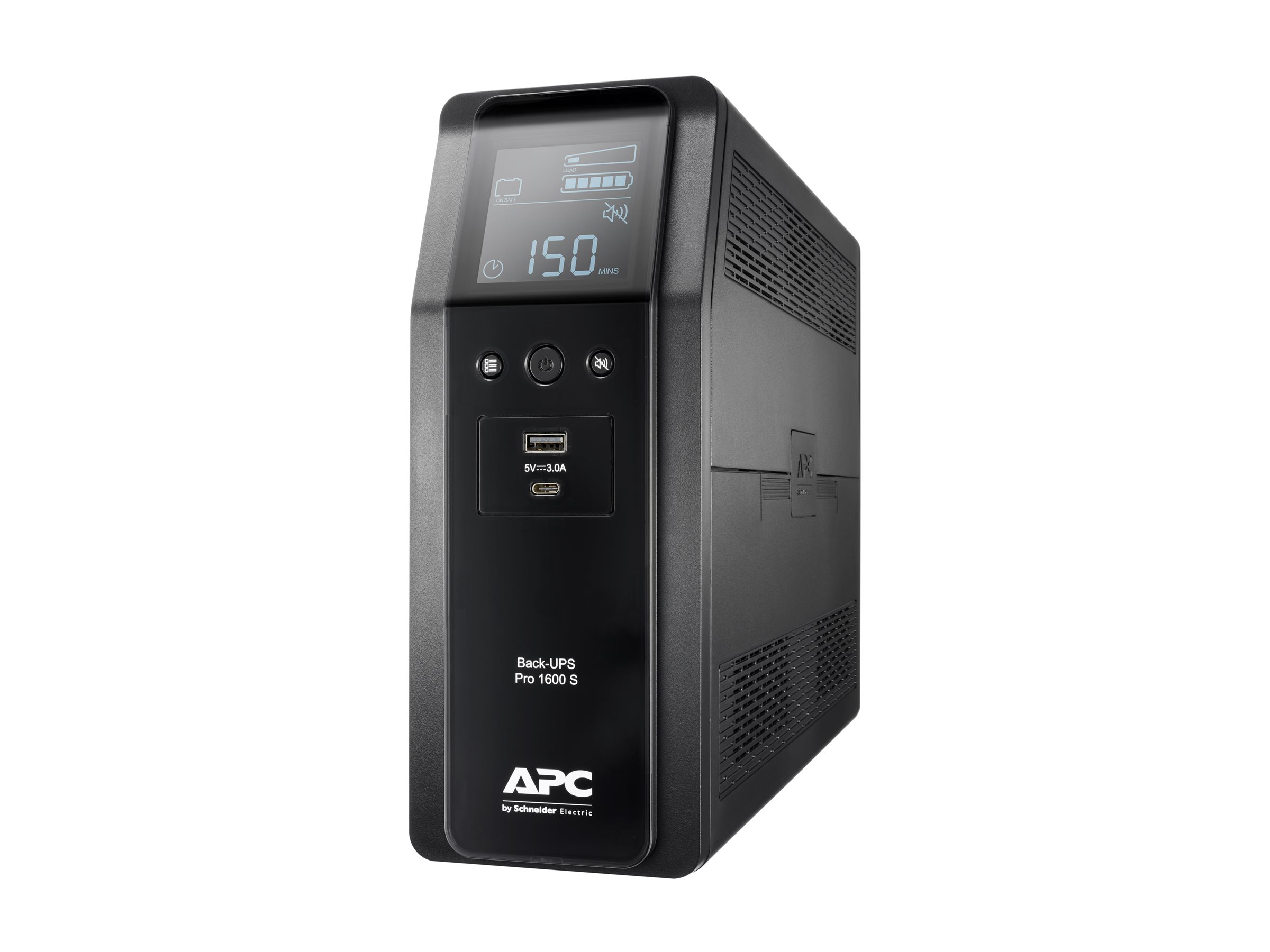 APC Back UPS Pro BR 1600VA, Sinewave,8 Outlets, AVR, LCD interface - Schneider Electric