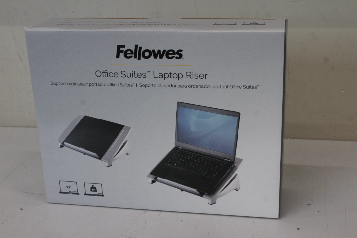 SALE OUT. Fellowes Office Suites laptop stand - SALE OUT. Fellowes - Office Suites Laptop Stand - DAMAGED PACKAGING - Black/Silver
